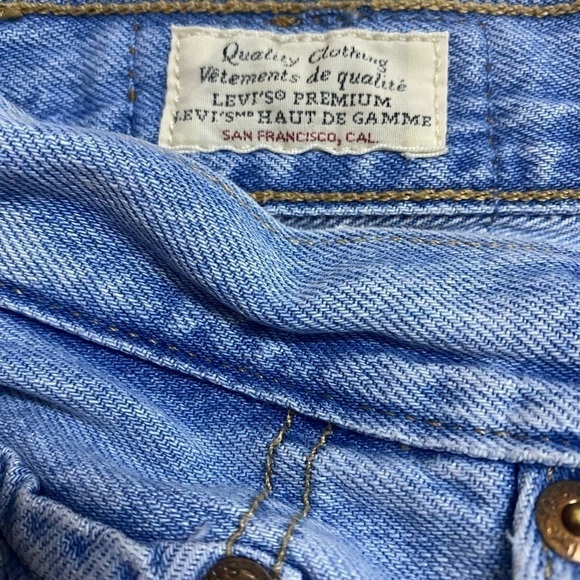 Levi's Premium - 501 Original cropped ripped jeans - Picture 8 of 15